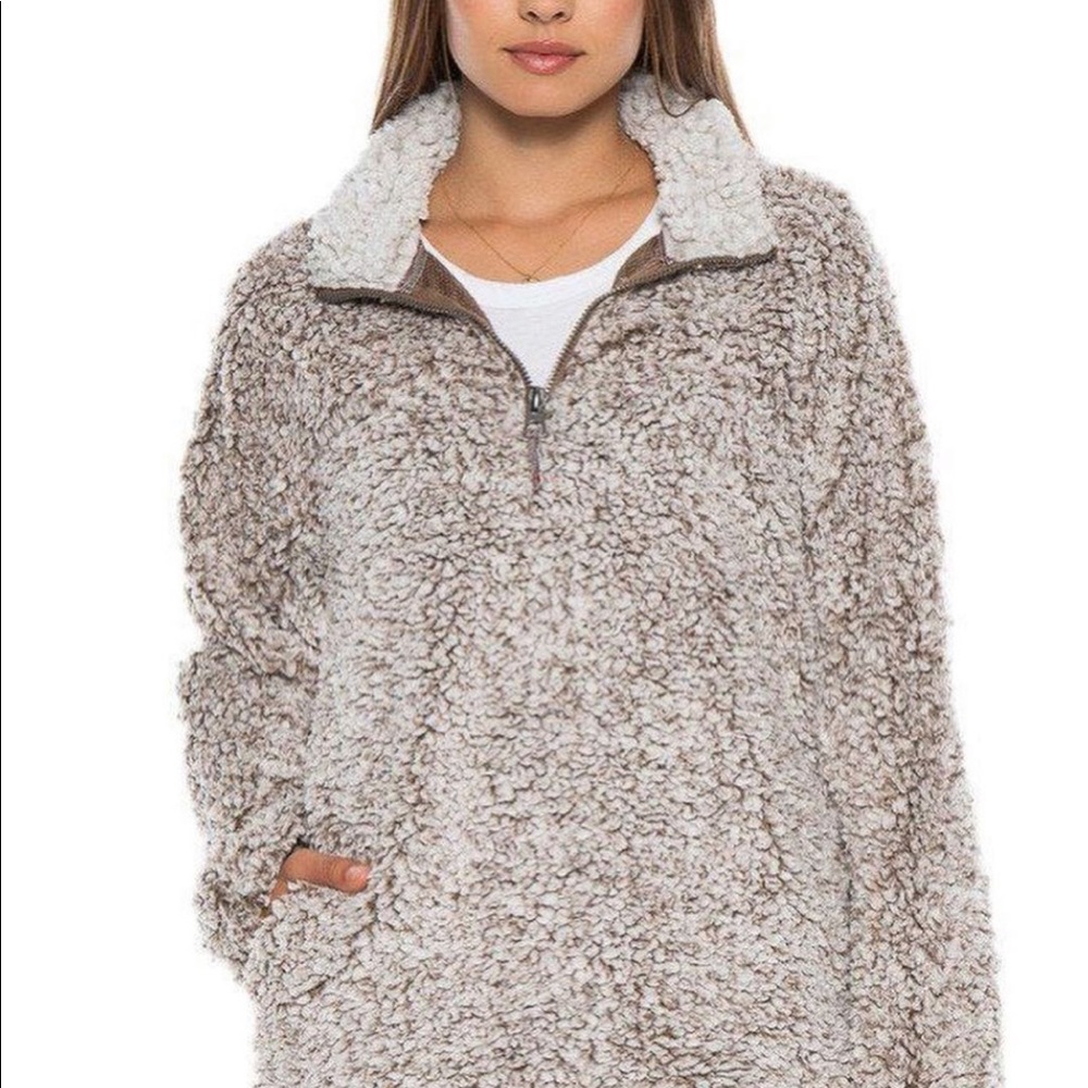 True Grit Luxury Sherpa Pullover